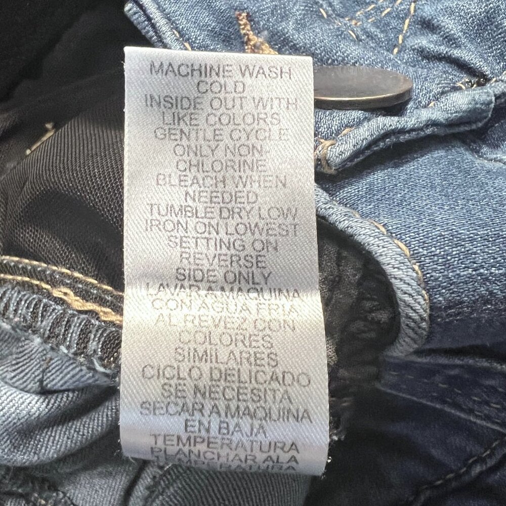 Taylor Swift Songs Democracy "Ab" solution Women's Sz 8 Stretch Cropped Jeans - Picture 14 of 15